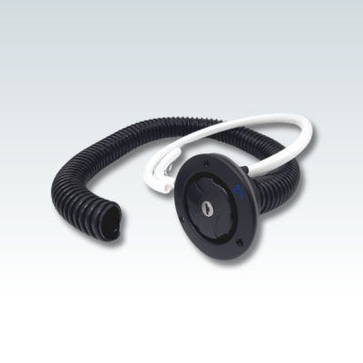 product image of water filler neck with pipes for caravans, campers and trailers.